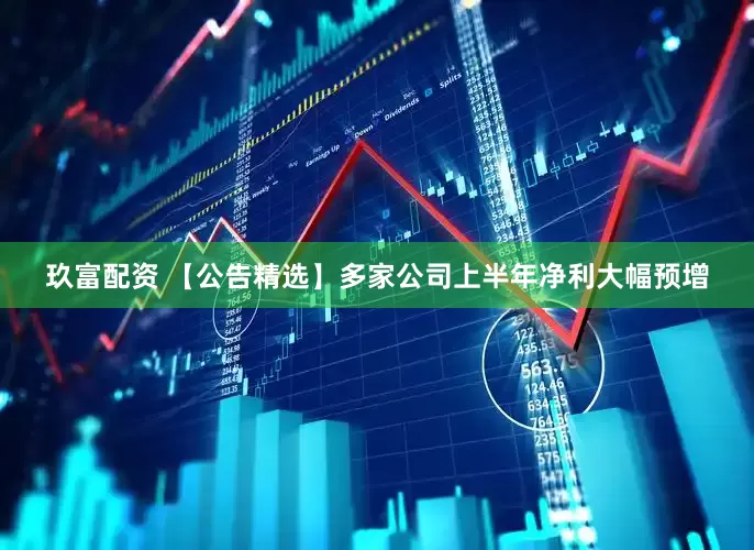 玖富配资 【公告精选】多家公司上半年净利大幅预增