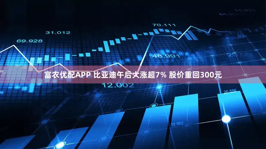 富农优配APP 比亚迪午后大涨超7% 股价重回300元